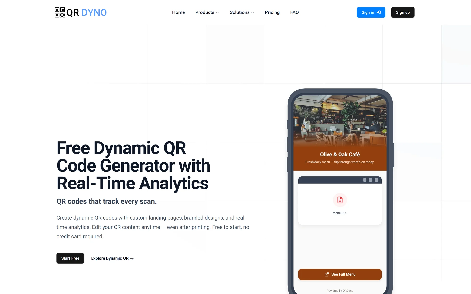 QRDyno screenshot
